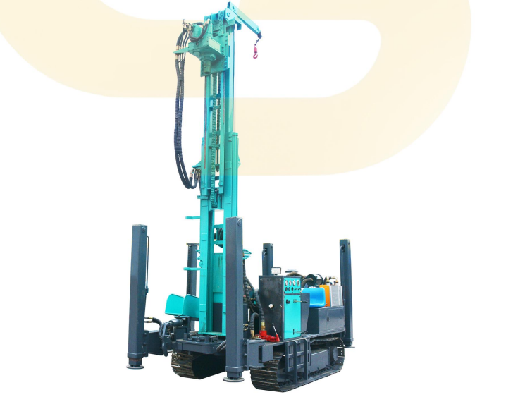 Penumatic water well drilling rig	 	 	